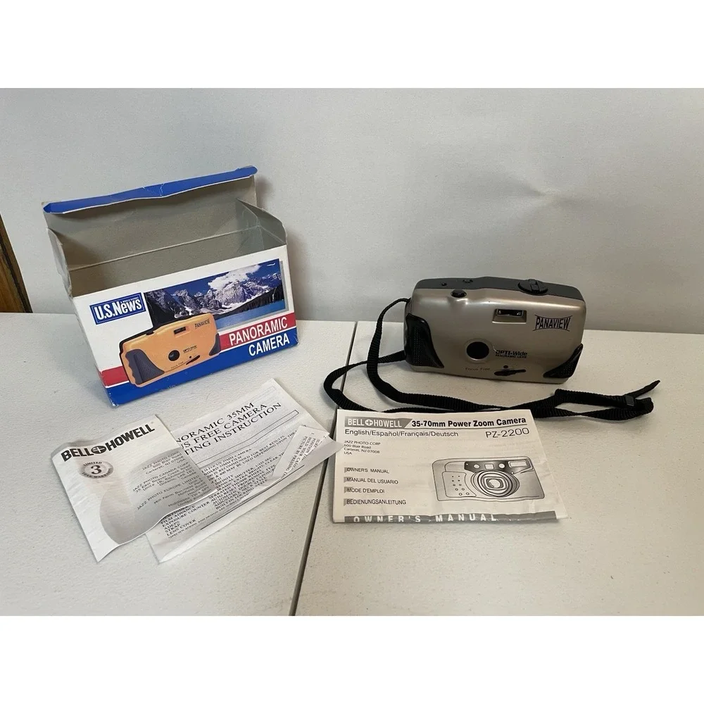 Vintage US News & World Report‎ Promo Panoramic 35mm Film Camera